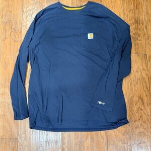 Carhartt Dark Blue Long Sleeve Tee